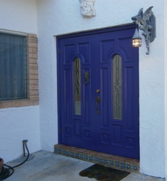 Custom Painting Double Doors After